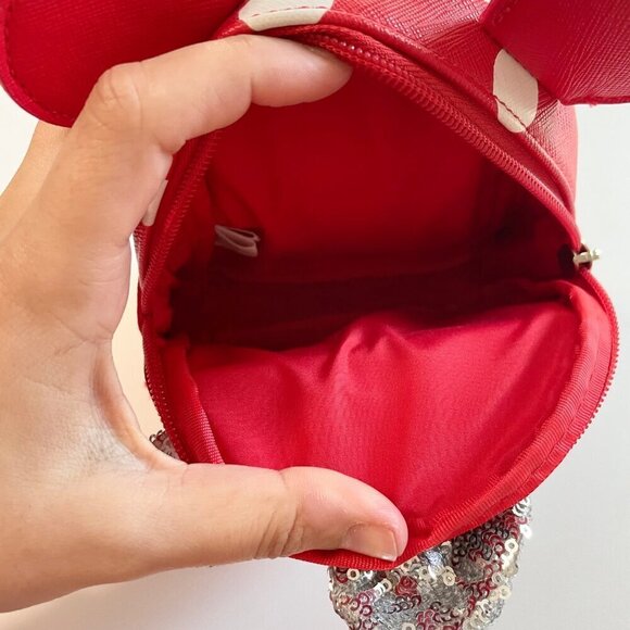 Loungefly x Disney Minnie Mouse Red Polka Dot Wristlet - Picture 5 of 5